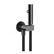 Gessi Total Look Гидроершик без смесителя, шланг 125 см, цвет: black metal PVD 45122#706