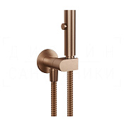 Gessi Total Look Гидроершик без смесителя, шланг 125 см, цвет: copper brushed PVD 45122#708