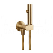 Gessi Total Look Гидроершик без смесителя, шланг 125 см, цвет: warm bronze brushed PVD 45122#726