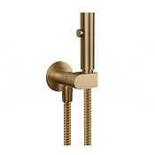 Gessi Total Look Гидроершик без смесителя, шланг 125 см, цвет: deep bronze brushed PVD 45122#791