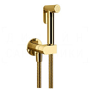 Gessi Total Look Гигиенический душ без смесителя, предохр. клапан, шланг 125 см, цвет: gold PVD 45126#246