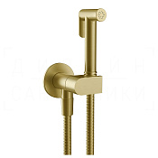 Gessi Total Look Гигиенический душ без смесителя, предохр. клапан, шланг 125 см, цвет: gold brushed 45126#716