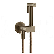 Gessi Total Look Гигиенический душ без смес., предохр. клап., шланг 125 см, цвет: coffee bronze PVD 45126#761
