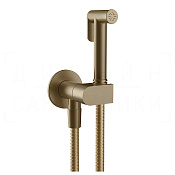 Gessi Total Look Гигиенический душ без смес., предохр. клапан, шланг 125 см, цвет: deep bronze PVD 45126#791