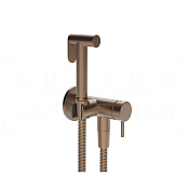 Gessi Total Look Гигиенический душ с смесит., внешняя часть, шланг 125 см, цвет: copper brushed PVD 45130#708