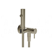 Gessi Total Look Гигиенический душ с смес., внеш. часть, шланг 125 см, цвет: finox brushed nickel 45131#149
