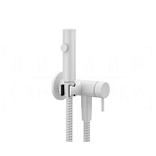 Gessi Total Look Гигиенический душ с смесителем, внешняя часть, шланг 125 см, цвет: matte white 45131#279