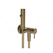 Gessi Total Look Гигиенический душ с смес., внеш. час., шланг 125 см, цвет: deep bronze brushed PVD 45131#791