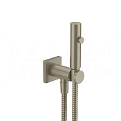 Gessi Rilievo Гидроершик без смесителя, шланг 125 см, цвет: finox brushed nickel 59151#149