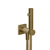 Gessi Total Look Гигиенический душ без смес., с зап. клап., шланг 125 см, цвет: deep bronze brushed 59153#791