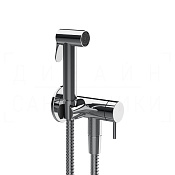 Gessi Incastri Гигиенический душ с смесителем, внешняя часть, шланг 125 см, цвет: chrome 45230#031