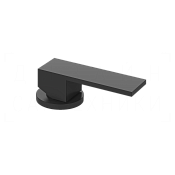 Gessi Rettangolo Смеситель для раковины, без излива и донного клапана, цвет: matte black 20005#299