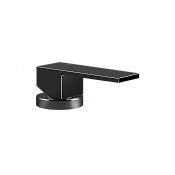Gessi Rettangolo Смеситель для раковины, без излива и донного клапана, цвет: black metal PVD 20005#706