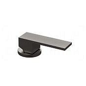 Gessi Rettangolo Смеситель для раковины, без излива и донного клапана, цвет: black metal brushed PVD 20005#707