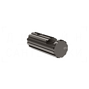 Gessi Incastri Крючок для полотенец одинарный, подвесной, цвет: black metal brushed PVD 75521#707