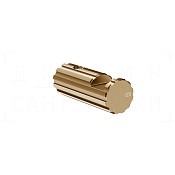 Gessi Incastri Крючок для полотенец одинарный, подвесной, цвет: warm bronze brushed PVD 75521#726