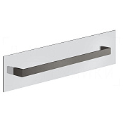 Gessi Inverso/Rettangolo Полотенцедержатель на стекло 61,5 см, цвет: black metal brushed PVD 20965#707