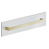 Gessi Inverso/Rettangolo Полотенцедержатель для крепления на стекло 61,5 см, цвет: brushed brass PVD 20965#727