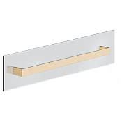 Gessi Inverso/Rettangolo Полотенцедержатель для крепления на стекло 61,5 см, цвет: warm bronze PVD 20965#735