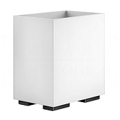 Gessi Inverso/Rettangolo Корзина для бумаги напольная 7 л, без крышки, цвет: black metal PVD 20990#706