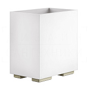 Gessi Inverso/Rettangolo Корзина для бумаги напольная 7 л, без крышки, цвет: nickel PVD 20990#720