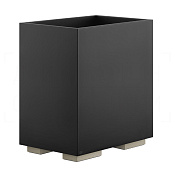 Gessi Inverso/Rettangolo Корзина для бумаги напольная 7 л, без крышки, цвет: finox brushed nickel 20991#149