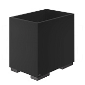 Gessi Inverso/Rettangolo Корзина для бумаги напольная 7 л, без крышки, цвет: aged bronze 20991#187