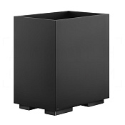 Gessi Inverso/Rettangolo Корзина для бумаги напольная 7 л, без крышки, цвет: black metal PVD 20991#706