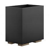 Gessi Inverso/Rettangolo Корзина для бумаги напольная 7 л, без крышки, цвет: coffee bronze brushed 20991#761