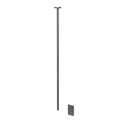 Gessi Sensor Taps Смеситель для раковины потолоч., сенсор., внеш. часть, цвет: black metal brushed 30656#707