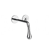 Gessi Goccia Смеситель для раковины встраив., внеш. час., без д/к, излив 21,4-23,4 см, цвет: chrome 33086#031