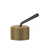 Gessi Goccia Смеситель для раковины, без излива и донного клапана, цвет: antique brass 33700#713