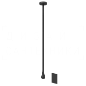 Gessi Sensor Taps Смеситель для раковины потолочный, сенсорный, внешняя часть, цвет: matte black 33726#299