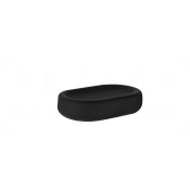 Gessi Goccia Мыльница с керамической чашей Gres, настольная, цвет: matt black 38026#532