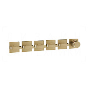 Gessi Rettangolo Термостат для душа встраив., на 5 потреб., внешняя часть, цвет: warm bronze brushed 44340#726