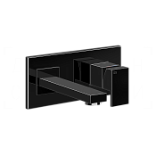 Gessi Rettangolo Смеситель для раковины встраив., внеш. час., излив под заказ, цвет: black metal PVD 44834#706