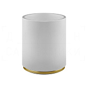 Gessi Inverso/Rettangolo Корзина для бумаги напольная 4,2 л, без крышки, цвет: gold PVD 45590#246