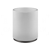 Gessi Inverso/Rettangolo Корзина для бумаги напольная 4,2 л, без крышки, цвет: black metal brushed 45590#707