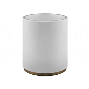 Gessi Inverso/Rettangolo Корзина для бумаги напольная 4,2 л, без крышки, цвет: antique brass 45590#713