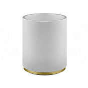 Gessi Inverso/Rettangolo Корзина для бумаги напольная 4,2 л, без крышки, цвет: gold brushed 45590#716