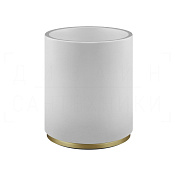 Gessi Inverso/Rettangolo Корзина для бумаги напольная 4,2 л, без крышки, цвет: brushed brass PVD 45590#727