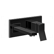 Gessi Rattangolo K Смеситель для раковины встраив., внеш. часть, излив под заказ, цвет: black metal 53084#706