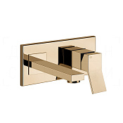 Gessi Rattangolo K Смеситель для раковины встраив., внеш. часть, излив под заказ, цвет: warm bronze 53084#735