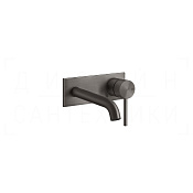 Gessi 316 Flessa Смеситель для раковины встраив., внеш. часть, излив под заказ, цвет: black metal 54084#707