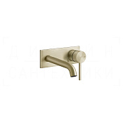 Gessi 316 Flessa Смеситель для раковины встраив., внеш. часть, излив под заказ, цвет: brushed brass 54084#727