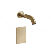 Gessi Sensor Taps Смеситель для раковины встраив., сенсорный, внеш. часть, цвет: warm bronze brushed 54115#726