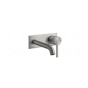 Gessi 316 Intreccio Смеситель для раковины встраив., внеш. час., изл. под заказ, цвет: steel brushed 54184#239