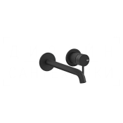 Gessi 316 Intreccio Смеситель для раковины встраив., внеш. часть, излив под заказ, цвет: matte black 54189#299