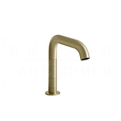 Gessi Sensor Taps Смеситель для раковины, сенсор., без д/к, излив 15,4 см, цвет: brushed brass PVD 54281#727