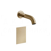 Gessi Sensor Taps Смеситель для раковины встраив., сенсорный, внеш. часть, цвет: warm bronze brushed 54315#726